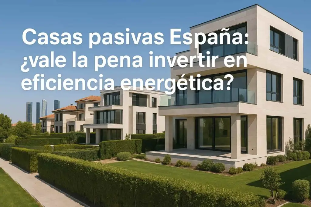 Casas pasivas España vale la pena invertir en eficiencia energética