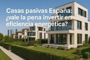 Casas pasivas España vale la pena invertir en eficiencia energética