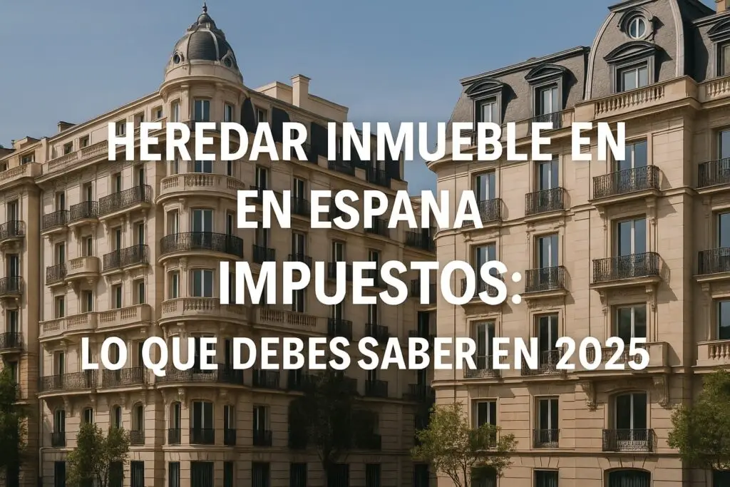 Heredar inmueble en España impuestos