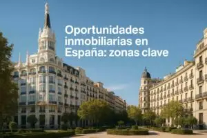 Oportunidades inmobiliarias en España 2025 zonas clave